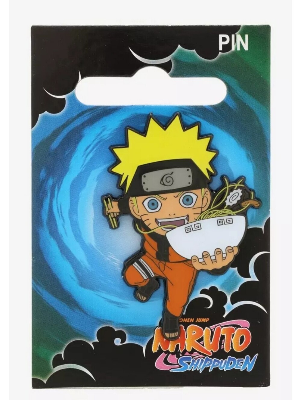 Naruto Shippuden Naruto with Ramen Enamel Pin